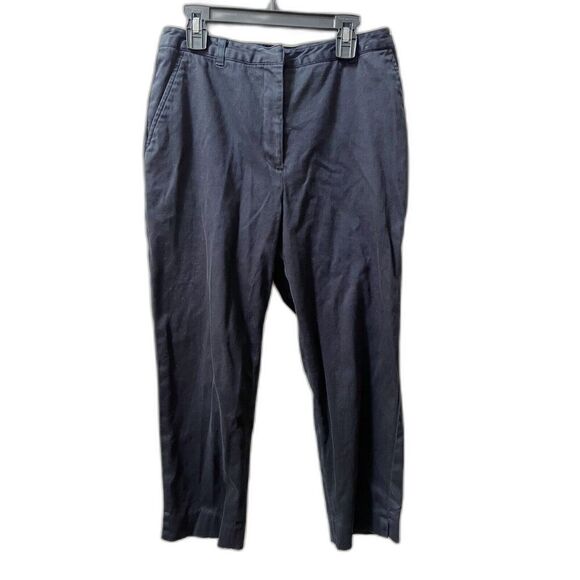 Vintage Y2K INC Women's 8 Black Capri Pants Straight Leg Stretch Work - Picture 1 of 11
